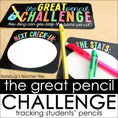 https://www.teacherspayteachers.com/Product/The-Great-Pencil-Challenge-Posters-and-Record-Sheets-757073