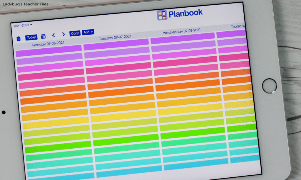 how to add custom colors to planbook.com