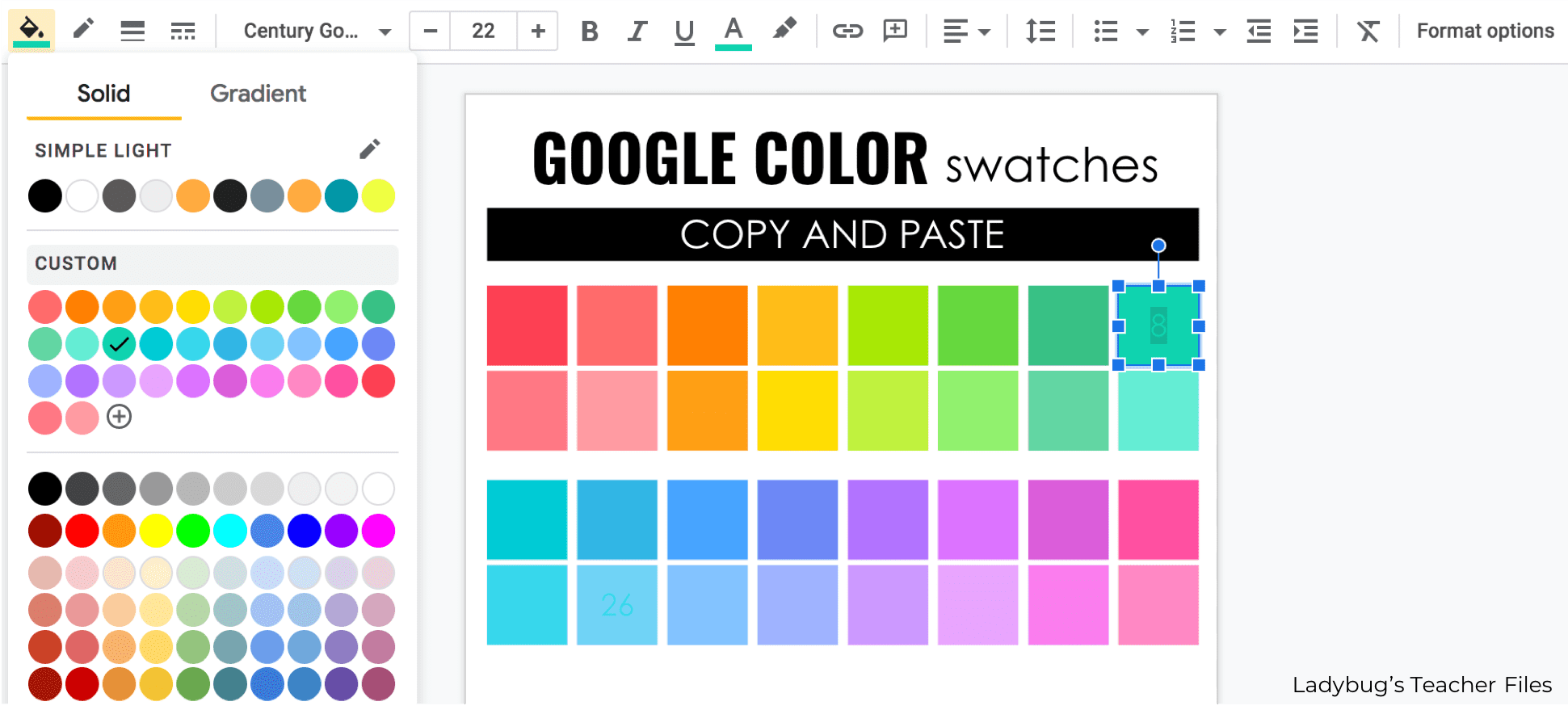 How to Create Custom Colors for Google Drive