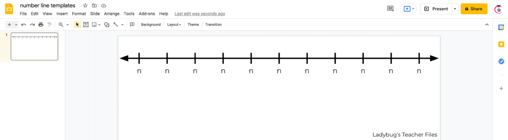 drag the numbers under the number line