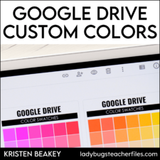 Google Drive Custom Colors