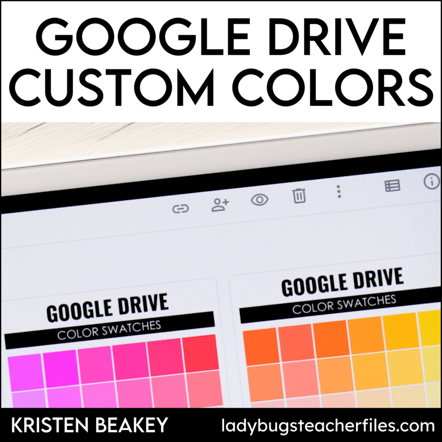 Google Drive Custom Colors