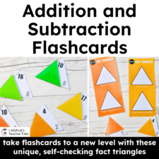Addition and Subtraction Flashcards