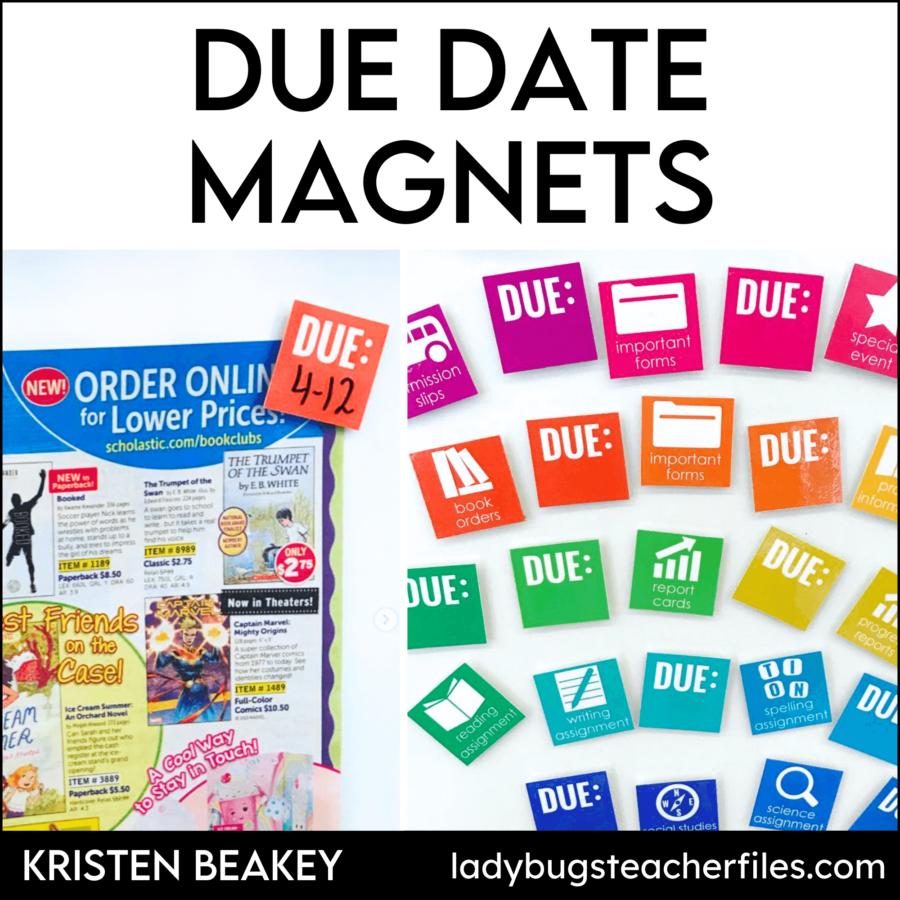 Due Date Magnets