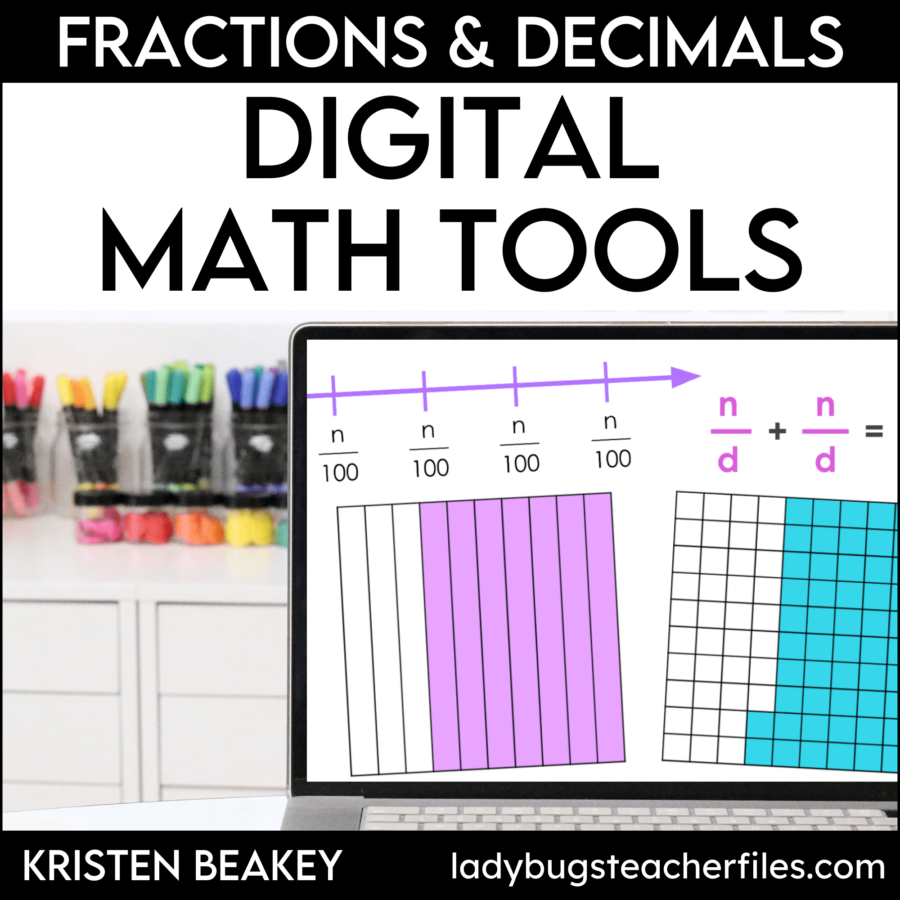 Fractions and Decimals Math Tools