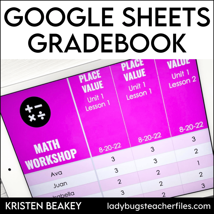 Google Sheets Gradebook Templates