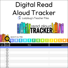 Digital Read Aloud Tracker