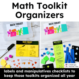 Math Tool Kit Checklists and Labels