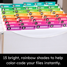 15 Bright Colors for Files