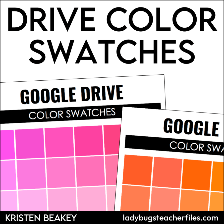 custom colors for Google Drive