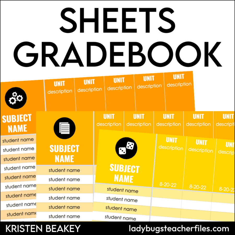 Google Sheets Gradebook
