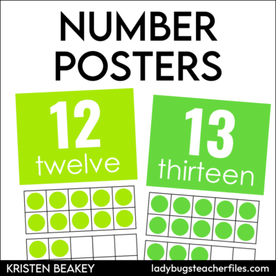 number posters 0-20