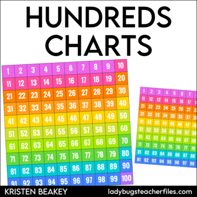 Color-Coded Hundreds Charts