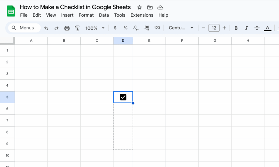 How to Make a Checklist in Google Sheets (Plus Shortcuts!)
