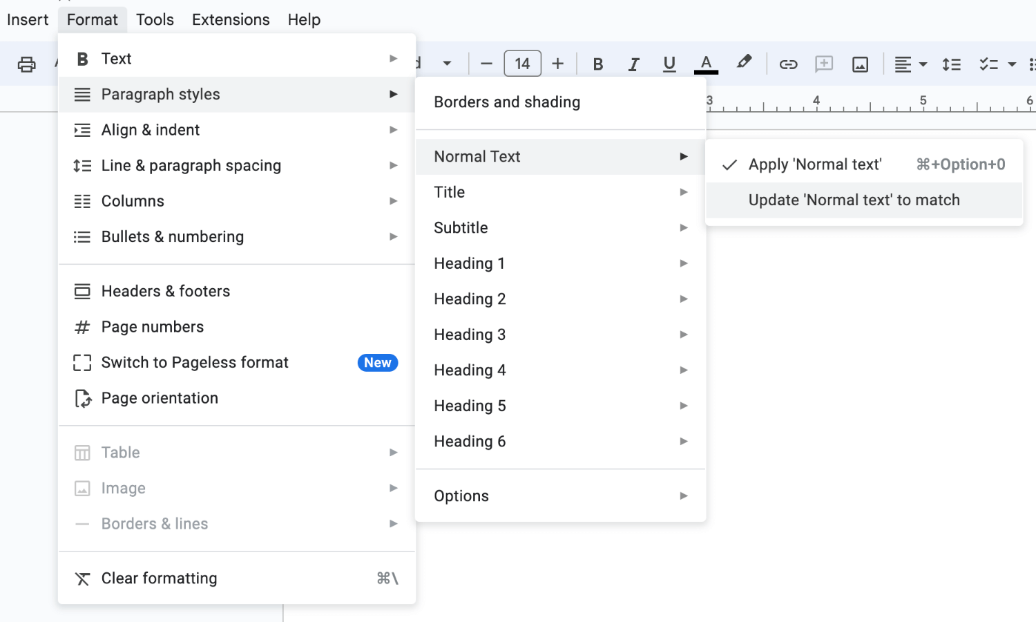 Normal Text Google Doc How to Set a Default Font in Google Docs (in 3 Simple Steps)