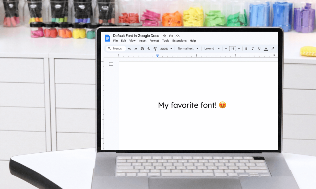 how to set a default font in google docs