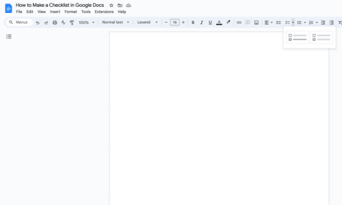 How to Make a Checklist in Google Docs (with Custom Colors!)