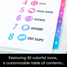 Featuring 30 Colorful Icons