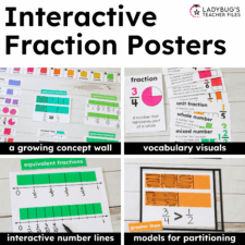 Interactive Fraction Posters