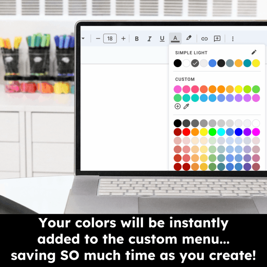 Add Custom Colors Instantly Add Custom Colors Instantly