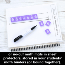 Math Mats for Student Binders