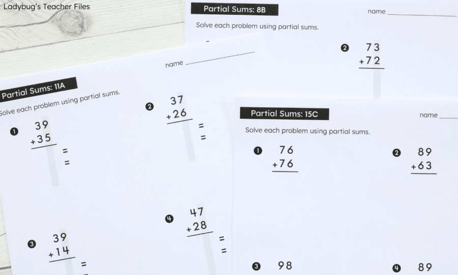 The Partial Sums Algorithm (a Step-by-Step Teaching Guide)