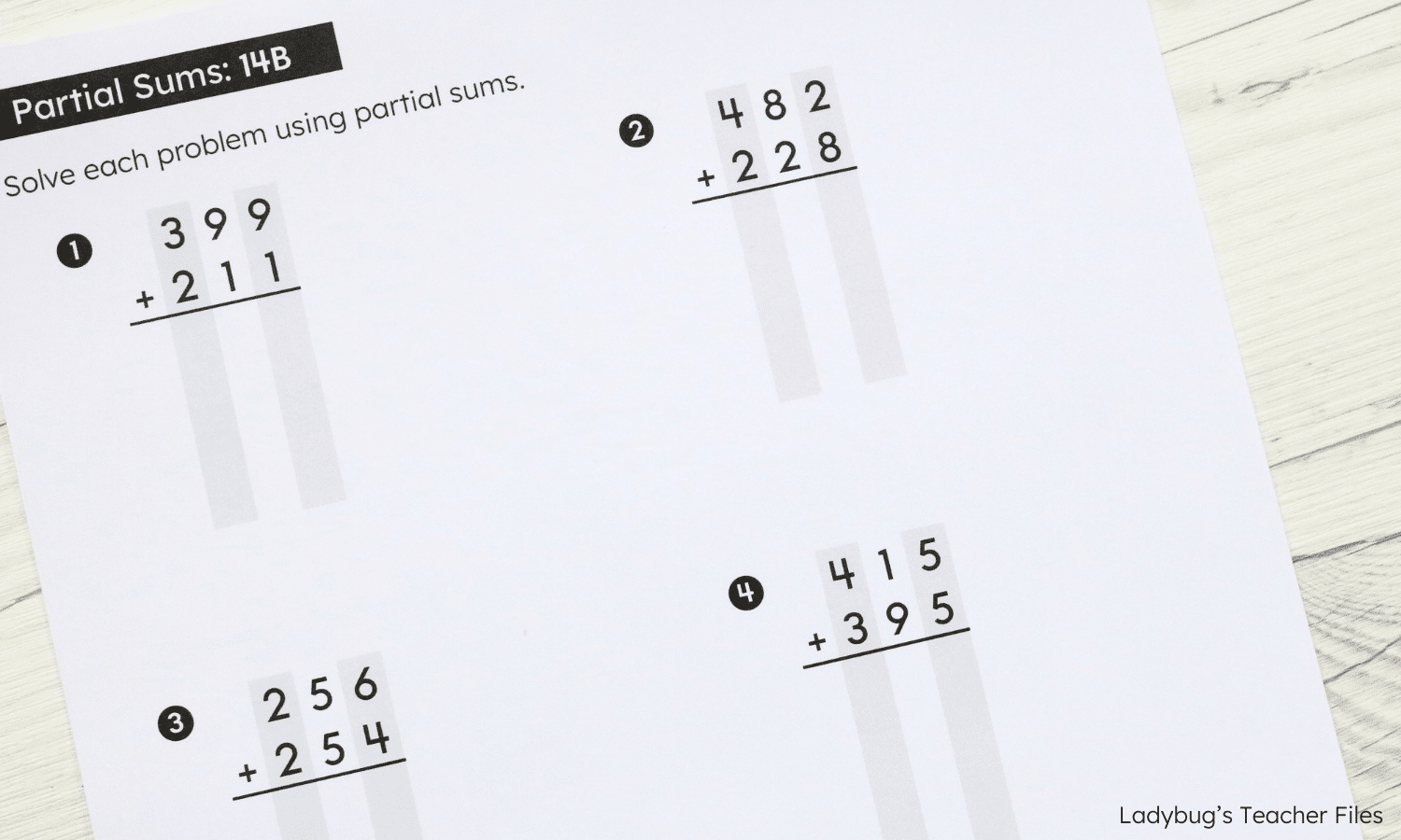 The Partial Sums Algorithm (a Step-by-Step Teaching Guide)