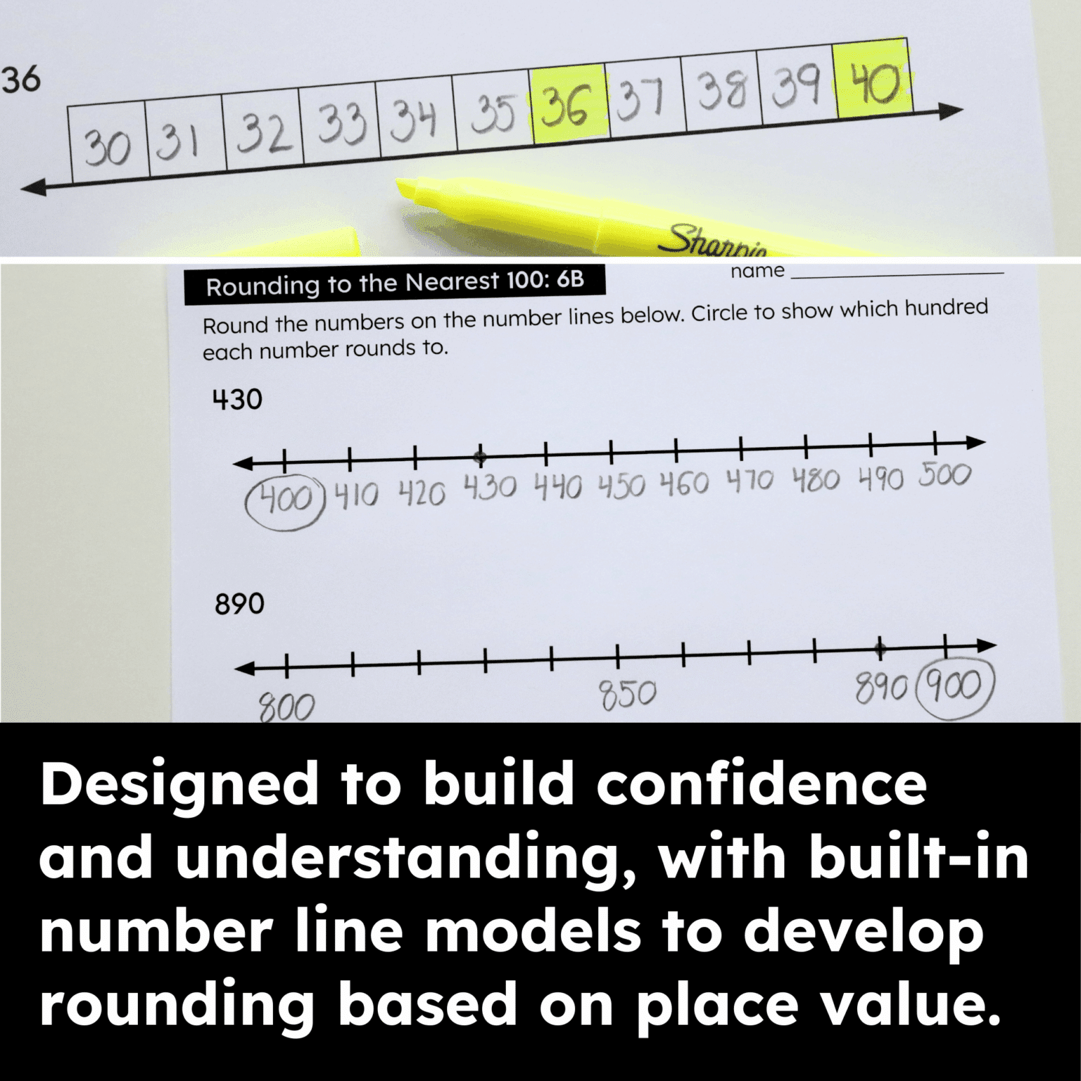 Rounding to the Nearest 10 and 100 Worksheets