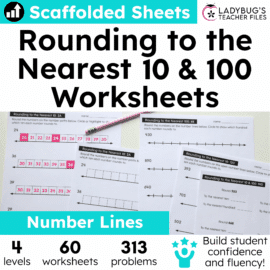 Rounding to the Nearest 10 and 100 Worksheets